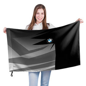 Флаг 3D с принтом BMW 2018 Sport , 100% полиэстер | плотность ткани — 95 г/м2, размер — 67 х 109 см. Принт наносится с одной стороны | bmw | bmw motorsport | bmw performance | carbon | m | m power | motorsport | performance | sport | бмв | карбон | моторспорт | спорт