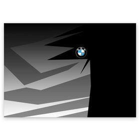 Поздравительная открытка с принтом BMW GEOMETRY SPORT , 100% бумага | плотность бумаги 280 г/м2, матовая, на обратной стороне линовка и место для марки
 | Тематика изображения на принте: bmw | bmw motorsport | bmw performance | carbon | m | m power | motorsport | performance | sport | бмв | карбон | моторспорт | спорт