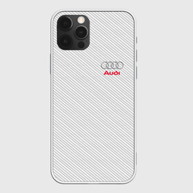 Чехол для iPhone 12 Pro с принтом AUDI  CARBON , силикон | область печати: задняя сторона чехла, без боковых панелей | ауди | марка | машины