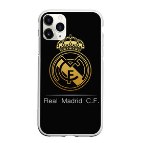 Чехол для iPhone 11 Pro матовый с принтом Real Gold Edition , Силикон |  | champions | league | madrid | real | spain | испания | лига | мадрид | реал | чемпионов