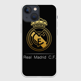 Чехол для iPhone 13 mini с принтом Real Gold Edition ,  |  | champions | league | madrid | real | spain | испания | лига | мадрид | реал | чемпионов
