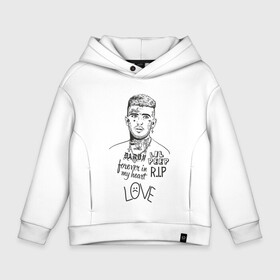 Детское худи Oversize хлопок с принтом lil peep forever in my heart , френч-терри — 70% хлопок, 30% полиэстер. Мягкий теплый начес внутри —100% хлопок | боковые карманы, эластичные манжеты и нижняя кромка, капюшон на магнитной кнопке | Тематика изображения на принте: ahr | gustav | lil peep | ахр | гелик | густав | лил | лилпип | пип | реп | рок | рэп | хип хоп | эмо