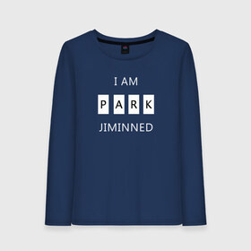 Женский лонгслив хлопок с принтом BTS I am Park Jiminned II , 100% хлопок |  | 