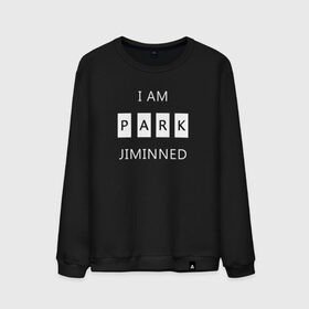 Мужской свитшот хлопок с принтом BTS I am Park Jiminned II , 100% хлопок |  | Тематика изображения на принте: 