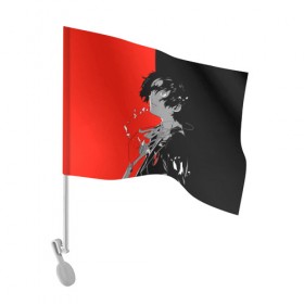 Флаг для автомобиля с принтом Persona , 100% полиэстер | Размер: 30*21 см | persona