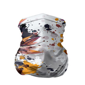 Бандана-труба 3D с принтом Abstraction flower , 100% полиэстер, ткань с особыми свойствами — Activecool | плотность 150‒180 г/м2; хорошо тянется, но сохраняет форму | 