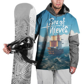Накидка на куртку 3D с принтом Sea of Thieves , 100% полиэстер |  | pirates | sea of thieves | пираты