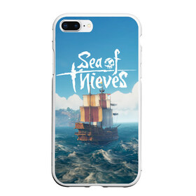 Чехол для iPhone 7Plus/8 Plus матовый с принтом Sea of Thieves , Силикон | Область печати: задняя сторона чехла, без боковых панелей | Тематика изображения на принте: pirates | sea of thieves | пираты