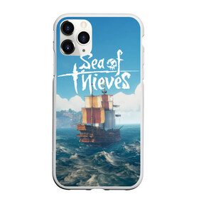 Чехол для iPhone 11 Pro матовый с принтом Sea of Thieves , Силикон |  | Тематика изображения на принте: pirates | sea of thieves | пираты