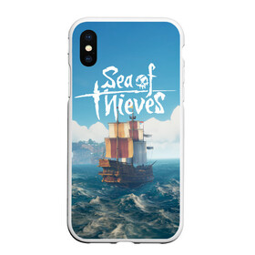 Чехол для iPhone XS Max матовый с принтом Sea of Thieves , Силикон | Область печати: задняя сторона чехла, без боковых панелей | Тематика изображения на принте: pirates | sea of thieves | пираты