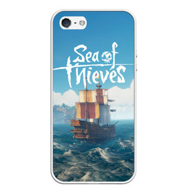 Чехол для iPhone 5/5S матовый с принтом Sea of Thieves , Силикон | Область печати: задняя сторона чехла, без боковых панелей | pirates | sea of thieves | пираты