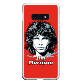 Чехол для Samsung S10E с принтом Jim Morrison , Силикон | Область печати: задняя сторона чехла, без боковых панелей | Тематика изображения на принте: the doors | автор песен | вокалист | джим моррисон | звезда | музыка | певец | поэт | рок | рок музыка | фронтмен