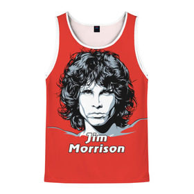 Мужская майка 3D с принтом Jim Morrison , 100% полиэстер | круглая горловина, приталенный силуэт, длина до линии бедра. Пройма и горловина окантованы тонкой бейкой | Тематика изображения на принте: the doors | автор песен | вокалист | джим моррисон | звезда | музыка | певец | поэт | рок | рок музыка | фронтмен