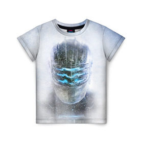Детская футболка 3D с принтом Dead Space , 100% гипоаллергенный полиэфир | прямой крой, круглый вырез горловины, длина до линии бедер, чуть спущенное плечо, ткань немного тянется | dead | space | айзек | вирус | зомби | игра | ишимура | кларк | космос | костюм | мёртвый | монстр