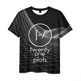 Мужская футболка 3D с принтом twenty one pilots , 100% полиэфир | прямой крой, круглый вырез горловины, длина до линии бедер | Тематика изображения на принте: rock | t.o.p. | top | twenty one pilots | рок