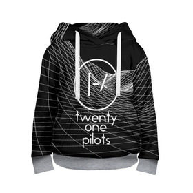 Детская толстовка 3D с принтом twenty one pilots , 100% полиэстер | двухслойный капюшон со шнурком для регулировки, мягкие манжеты на рукавах и по низу толстовки, спереди карман-кенгуру с мягким внутренним слоем | Тематика изображения на принте: rock | t.o.p. | top | twenty one pilots | рок