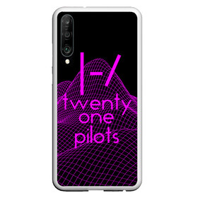 Чехол для Honor P30 с принтом twenty one pilots neon music , Силикон | Область печати: задняя сторона чехла, без боковых панелей | группа | инди поп | синти поп