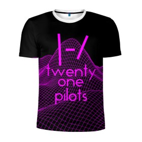 Мужская футболка 3D спортивная с принтом twenty one pilots neon music , 100% полиэстер с улучшенными характеристиками | приталенный силуэт, круглая горловина, широкие плечи, сужается к линии бедра | группа | инди поп | синти поп