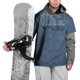 Накидка на куртку 3D с принтом Vikings , 100% полиэстер |  | midgard | viking | wolves | викинги | воин | волк | игра