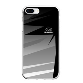 Чехол для iPhone 7Plus/8 Plus матовый с принтом SUBARU SPORT , Силикон | Область печати: задняя сторона чехла, без боковых панелей | subaru | марка | машины | субару