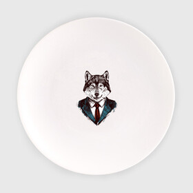 Тарелка с принтом Волк Бизнесмен , фарфор | диаметр - 210 мм
диаметр для нанесения принта - 120 мм | бизнес | бизнесмен | волк | волк в костюме | волк с уолл стрит | волки | дикий
