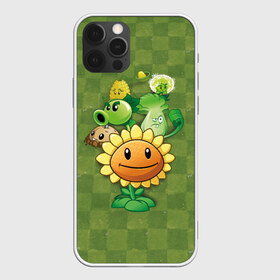 Чехол для iPhone 12 Pro Max с принтом Plants vs Zombies , Силикон |  | plants | plants vs zombies | zombies | зомби против растений