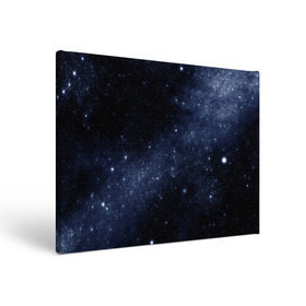 Холст прямоугольный с принтом Звёздное небо , 100% ПВХ |  | Тематика изображения на принте: вселенная | звёзды | земля | космос | плеяды | пространство