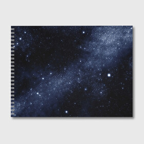 Альбом для рисования с принтом Звёздное небо , 100% бумага
 | матовая бумага, плотность 200 мг. | вселенная | звёзды | земля | космос | плеяды | пространство