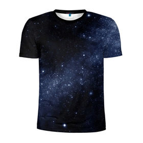 Мужская футболка 3D спортивная с принтом Звёздное небо , 100% полиэстер с улучшенными характеристиками | приталенный силуэт, круглая горловина, широкие плечи, сужается к линии бедра | Тематика изображения на принте: вселенная | звёзды | земля | космос | плеяды | пространство