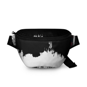 Поясная сумка 3D с принтом Juventus Original , 100% полиэстер | плотная ткань, ремень с регулируемой длиной, внутри несколько карманов для мелочей, основное отделение и карман с обратной стороны сумки застегиваются на молнию | football | soccer | ювентус