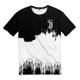 Мужская футболка 3D с принтом Juventus Original , 100% полиэфир | прямой крой, круглый вырез горловины, длина до линии бедер | football | soccer | ювентус