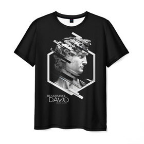 Мужская футболка 3D с принтом Renaissance David 3D , 100% полиэфир | прямой крой, круглый вырез горловины, длина до линии бедер | аполон | арт | город | давид | искусство | культура | ренесанс | ренессанс | стиль | урбан