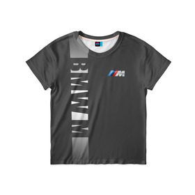 Детская футболка 3D с принтом BMW 2018 M Sport , 100% гипоаллергенный полиэфир | прямой крой, круглый вырез горловины, длина до линии бедер, чуть спущенное плечо, ткань немного тянется | bmw | бмв | марка | машины