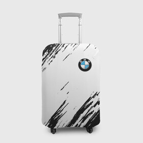 Чехол для чемодана 3D с принтом BMW SPORT , 86% полиэфир, 14% спандекс | двустороннее нанесение принта, прорези для ручек и колес | bmw | bmw motorsport | bmw performance | carbon | m | motorsport | performance | sport | бмв | карбон | моторспорт | спорт