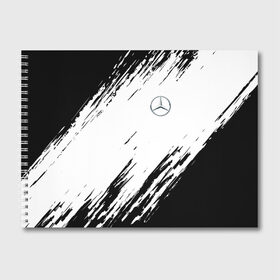 Альбом для рисования с принтом MERCEDES BENZ SPORT , 100% бумага
 | матовая бумага, плотность 200 мг. | mercedes | марка | машины | мерседес