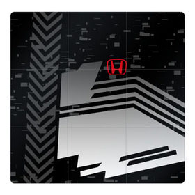 Магнитный плакат 3Х3 с принтом HONDA SPORT , Полимерный материал с магнитным слоем | 9 деталей размером 9*9 см | марка | машины | хонда