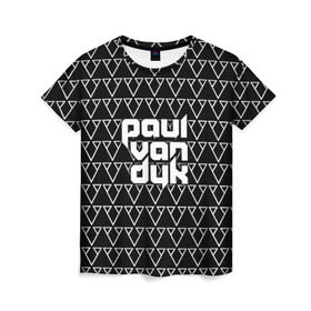 Женская футболка 3D с принтом Paul Van Dyk , 100% полиэфир ( синтетическое хлопкоподобное полотно) | прямой крой, круглый вырез горловины, длина до линии бедер | paul van dyk | ван | дайк | дук | дюк | маттиас пауль | паул | пауль | пол