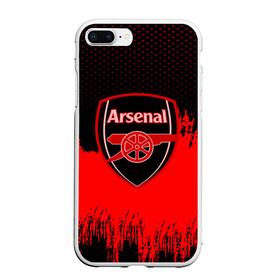 Чехол для iPhone 7Plus/8 Plus матовый с принтом FC Arsenal Original uniform , Силикон | Область печати: задняя сторона чехла, без боковых панелей | football | soccer | арсенал