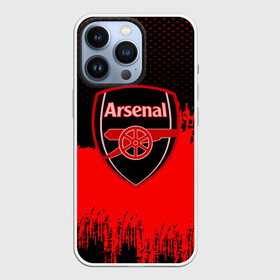 Чехол для iPhone 13 Pro с принтом FC Arsenal Original uniform ,  |  | Тематика изображения на принте: football | soccer | арсенал