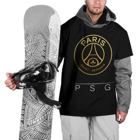 Накидка на куртку 3D с принтом PSG Gold , 100% полиэстер |  | Тематика изображения на принте: champions | france | germain | gold | league | neymar | paris | psg | saint | лига | псж | франция | чемпионов