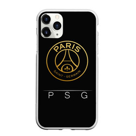 Чехол для iPhone 11 Pro матовый с принтом PSG Gold , Силикон |  | Тематика изображения на принте: champions | france | germain | gold | league | neymar | paris | psg | saint | лига | псж | франция | чемпионов