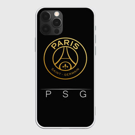 Чехол для iPhone 12 Pro Max с принтом PSG Gold , Силикон |  | champions | france | germain | gold | league | neymar | paris | psg | saint | лига | псж | франция | чемпионов