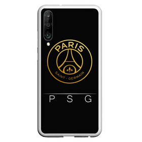 Чехол для Honor P30 с принтом PSG Gold , Силикон | Область печати: задняя сторона чехла, без боковых панелей | champions | france | germain | gold | league | neymar | paris | psg | saint | лига | псж | франция | чемпионов