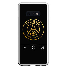 Чехол для Samsung S10E с принтом PSG Gold , Силикон | Область печати: задняя сторона чехла, без боковых панелей | champions | france | germain | gold | league | neymar | paris | psg | saint | лига | псж | франция | чемпионов