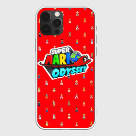 Чехол для iPhone 12 Pro с принтом Super Mario Odyssey , силикон | область печати: задняя сторона чехла, без боковых панелей | nintendo | марио | нинтендо