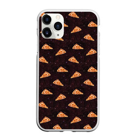 Чехол для iPhone 11 Pro матовый с принтом Galaxy pizza , Силикон |  | galaxy | pizza | space | stars | галактика | еда | звезды | испания | италия | космический | космос | ночь | пипперони | пицца | сыр