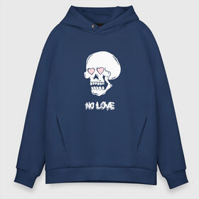 Мужское худи Oversize хлопок с принтом No love skull , френч-терри — 70% хлопок, 30% полиэстер. Мягкий теплый начес внутри —100% хлопок | боковые карманы, эластичные манжеты и нижняя кромка, капюшон на магнитной кнопке | Тематика изображения на принте: guccigang | hearts | nolove | дремин | ивандремин | любовь | нелюбовь | сердечки | сердце | фэйс | череп