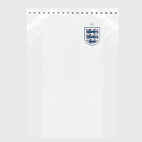 Скетчбук с принтом England home WC 2018 , 100% бумага
 | 48 листов, плотность листов — 100 г/м2, плотность картонной обложки — 250 г/м2. Листы скреплены сверху удобной пружинной спиралью | cup | england | fifa | russia | world | англия | мира | россия | чемпионат