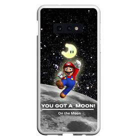 Чехол для Samsung S10E с принтом You got a moon , Силикон | Область печати: задняя сторона чехла, без боковых панелей | Тематика изображения на принте: 