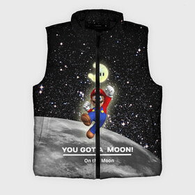 Мужской жилет утепленный 3D с принтом You got a moon ,  |  | 